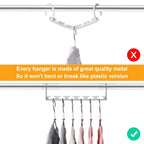 6-Pieces: Space Saving Clothes Hanger