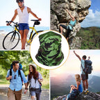 6-Pieces: Summer Neck Gaiter UV Sunscreen Protection Face Mask Scarf