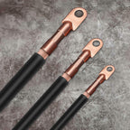 60-Piece: Battery Bare Copper Ring Lug Terminals