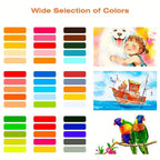 60-Piece Set: Dual Tip Brush Marker Set with Brush & Fineliner Pens