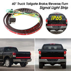60" Truck Tailgate Brake/Reverse/Turn Signal LED Light Stip