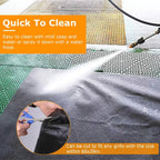 60 x 39" Under Grill Mat Folding Oil Absorbent Reusable Water Resistant