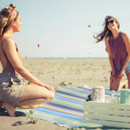 60" x 78" Foldable Waterproof Picnic Blanket with Strap