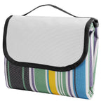 60" x 78" Foldable Waterproof Picnic Blanket with Strap