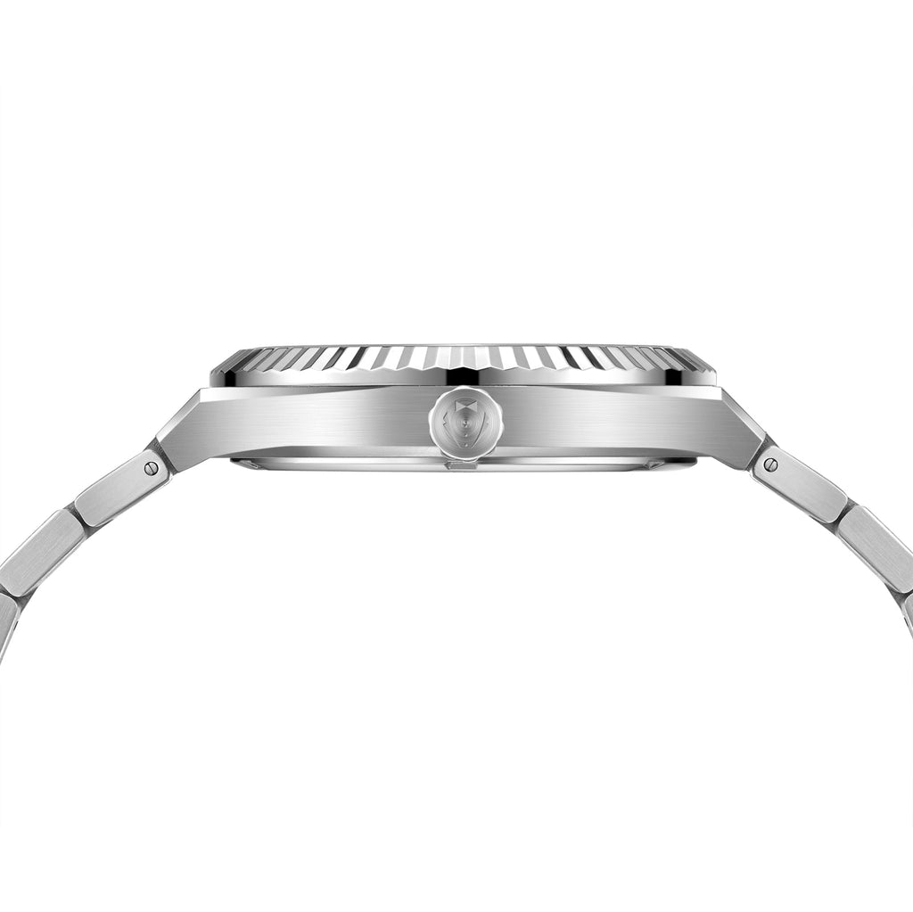 Black Tie Men's Diamond Cut Watch