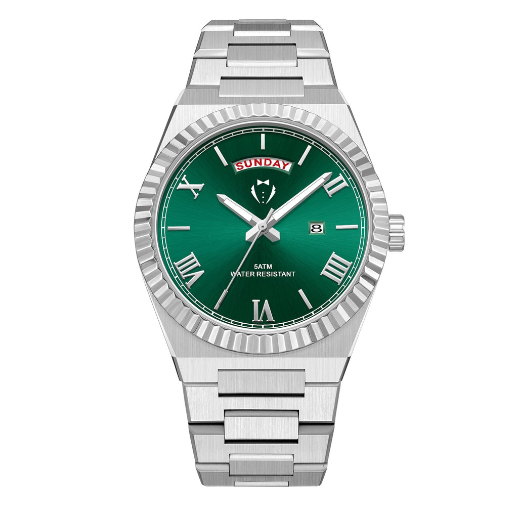 Black Tie Men's Diamond Cut Watch
