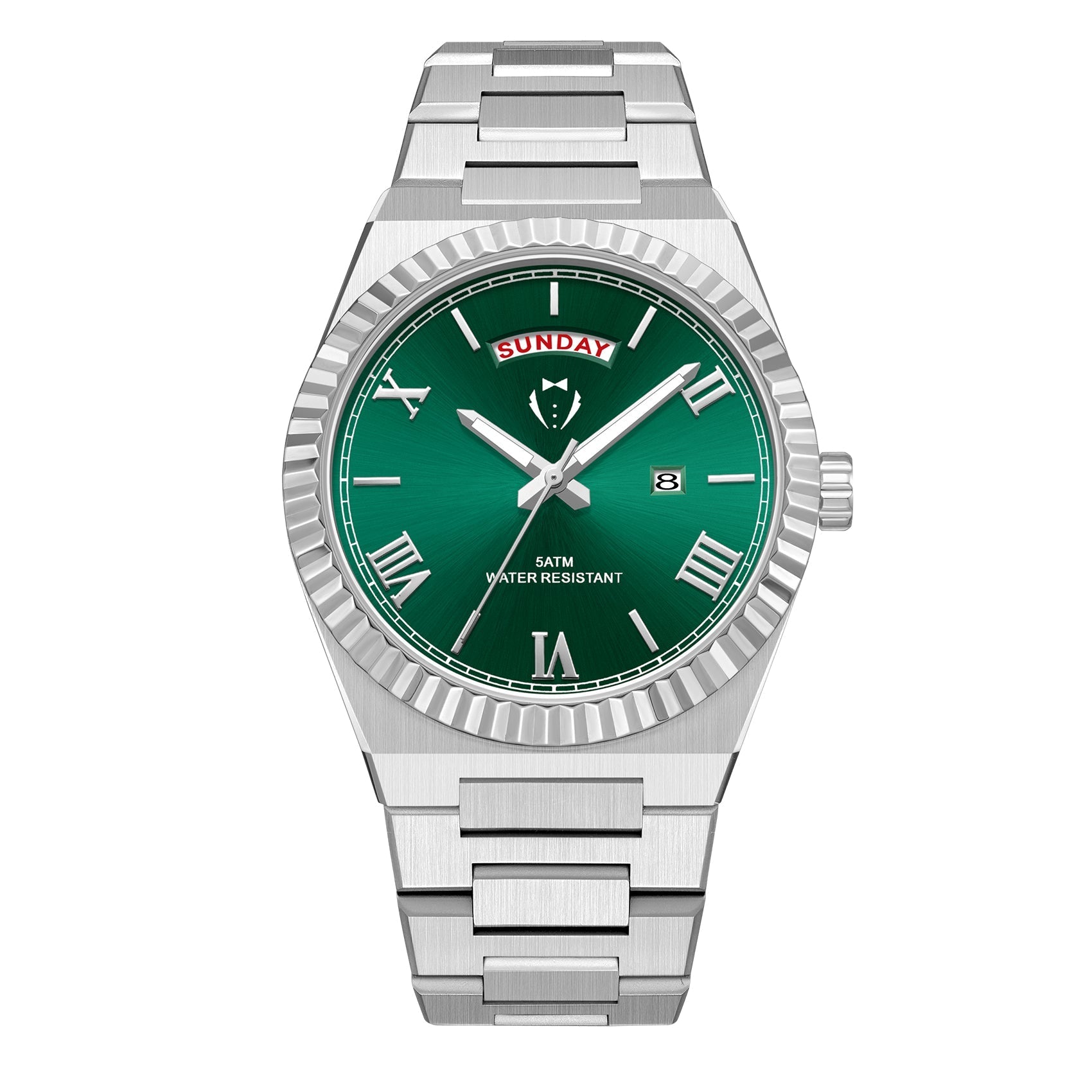 Black Tie Men's Diamond Cut Watch