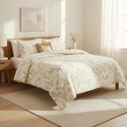 Floral 5-Piece Comforter Set - Farmhouse Bed in a Bag