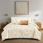 Floral 5-Piece Comforter Set - Farmhouse Bed in a Bag