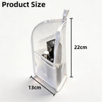 Free-Standing Clear Hanging Toiletry Bag, Foldable Waterproof EVA Cosmetic Organizer