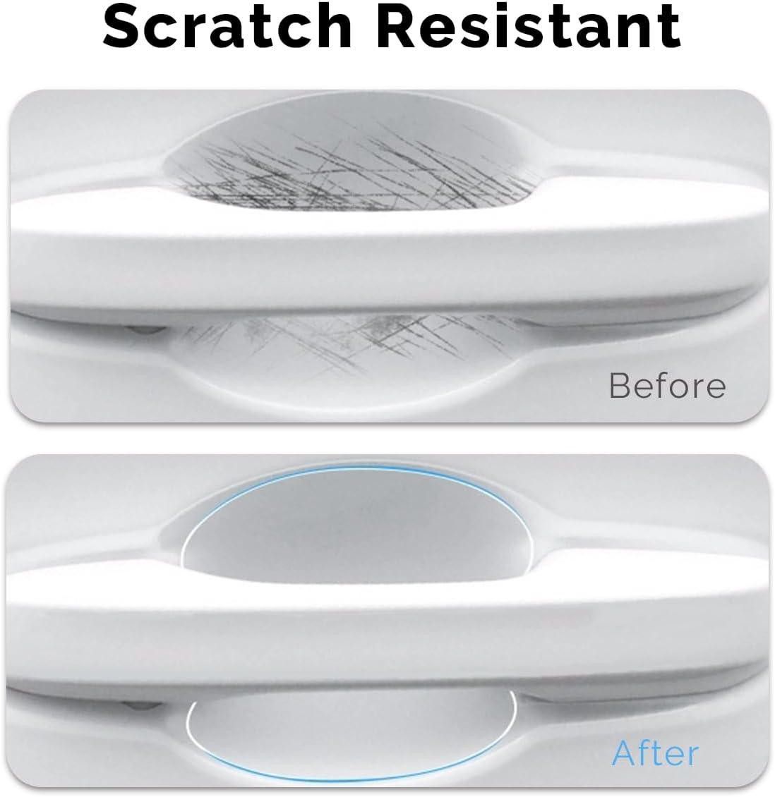 Car Door Handle Protective Film, Transparent Waterproof Car Door Handle Protector