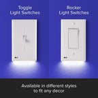 2 Pack: LED Motion Light Switch Plate