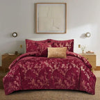Floral 5-Piece Comforter Set - Farmhouse Bed in a Bag