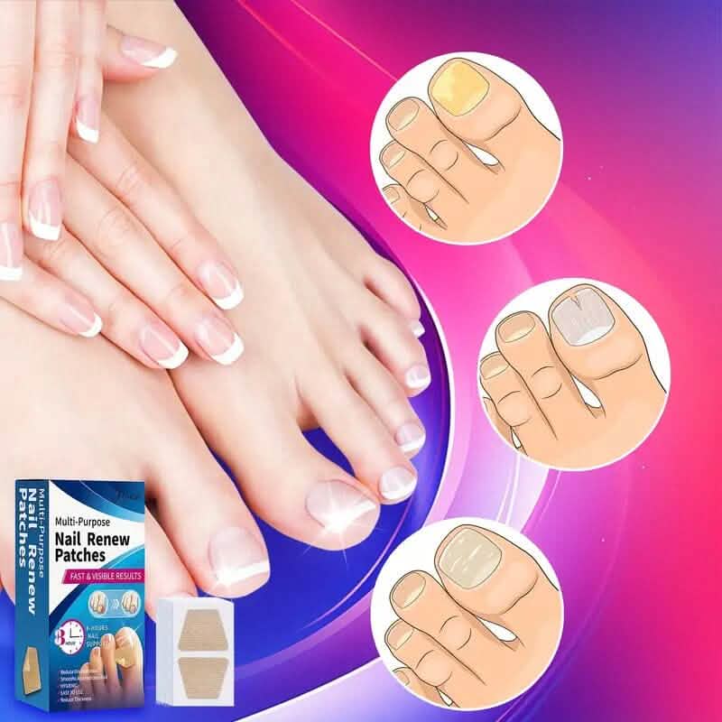 64-Pieces: Extra Strength Toenail Treatment Nail Repair Patches