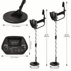Handheld Metal Detector – High-Sensitivity Treasure Finder for Beach & Outdoors