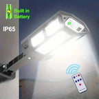 6500K Bright LED Solar Wall Light 3 Lighting Mode Light