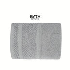 Gray Cotton Bath Towel Set (10–32 pcs)