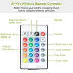6.56ft TV LED Backlight RGB Strip Light USB Monitor Lighting