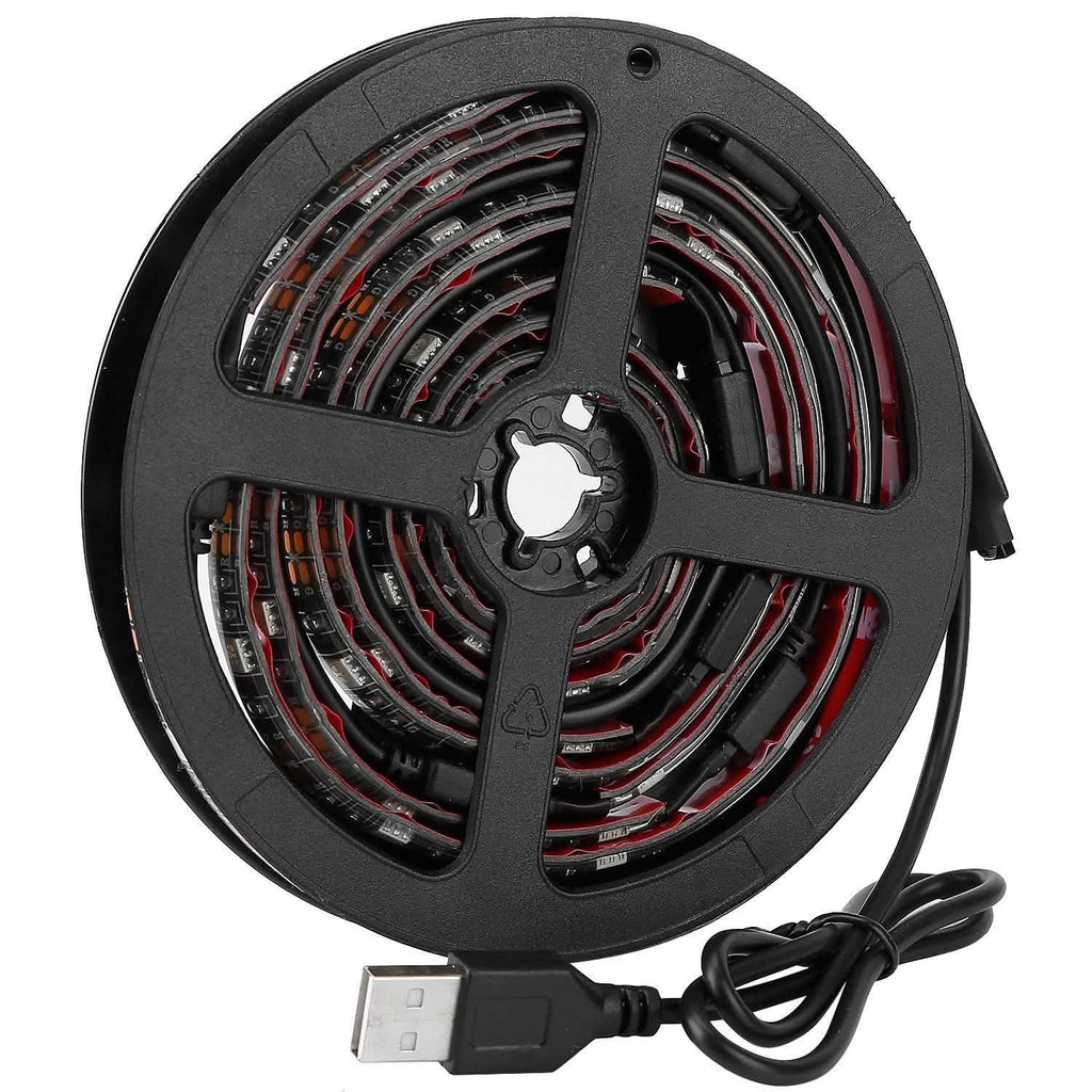 6.56ft TV LED Backlight RGB Strip Light USB Monitor Lighting