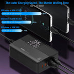 65W 4 USB Port Fast Wall Charger