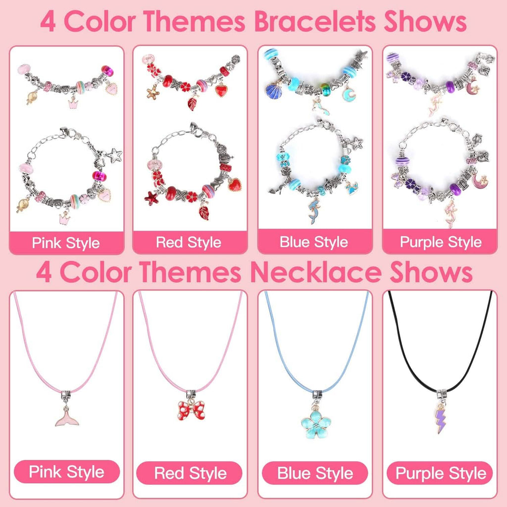 66-Pieces: Charm Bracelet Making Kit