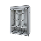Portable Free Standing Closet - 8 Shelves, 2 Hanging Rods