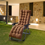 67x22in Chaise Lounger Cushion Recliner Rocking Chair Sofa