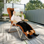 67x22in Chaise Lounger Cushion Recliner Rocking Chair Sofa