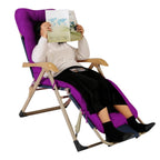 67x22in Chaise Lounger Cushion Recliner Rocking Chair Sofa
