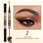 4-Point Eyebrow Pencil & Dye Set & Mascara, Waterproof Long Lasting Natural Makeup