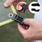 10 Pack Dog Tooth Design Tarp Clips for Camping Tent, Tarp Hoochies etc