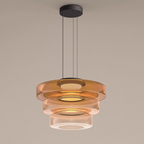 Glass Pendant Lamp | Bauhaus Style Hanging Light