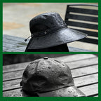 Wide Brim Sun Hat, Men's Safari Hat, 360° Sun Protection, UPF50+, Shade Hat, Insect Repellent, Mesh, Breathable, UV Protection