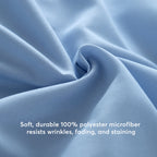 Kasentex Spring All Season Deep Pocket Fitted Sheet Set with Pillowcases, Room Decor, Graduation Gifts