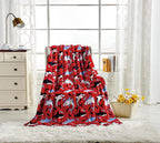 Soft Fleece Throw Blanket 50x60 – Lightweight Cozy Bed Couch Sofa Blanket for All Seasons