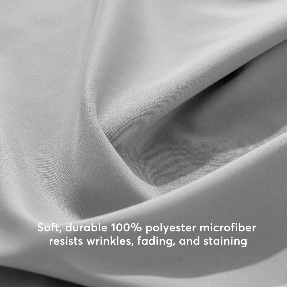 Kasentex Spring All Season Deep Pocket Fitted Sheet Set with Pillowcases, Room Decor, Graduation Gifts