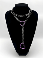 Leather Choker Slip Chain