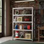 Heavy Duty Metal Garage Shelving Rack 2000lbs 4/5/6-Tier Steel Shelf 60"/72"/84"