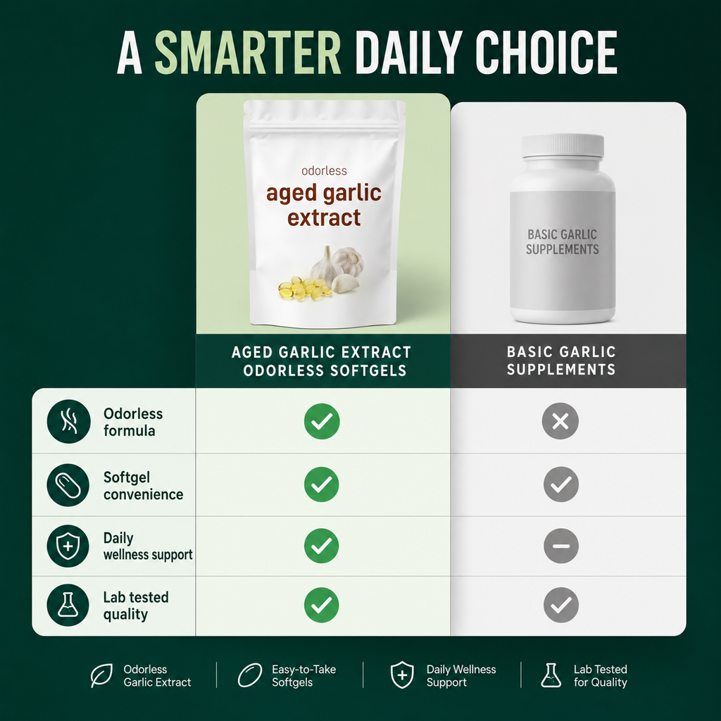 Odorless Garlic Softgels
