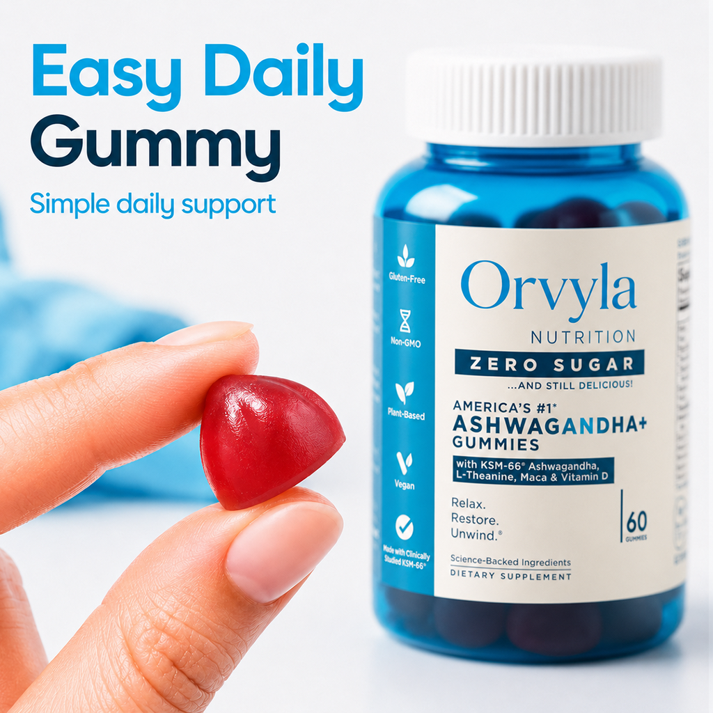 Ashwagandha Gummies – Mixed Berry Flavor Daily Calm & Wellness Support