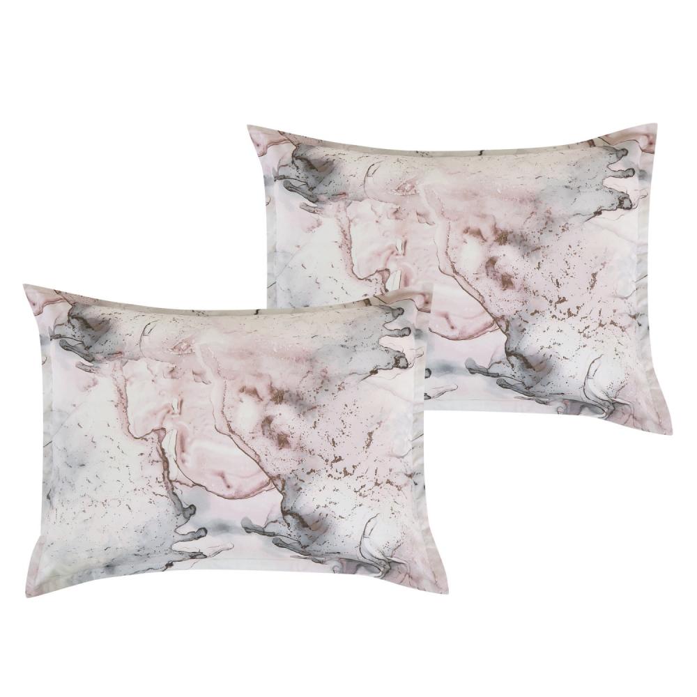 7 Piece Abstract Print Comforter Set with Bed Sheet Set, 22896