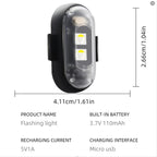 Wireless RGB Car LED Strobe Lights – Colorful Interior Atmosphere Lighting