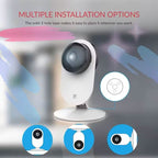 2K HD Indoor/Outdoor Wi-Fi Camera – Color Night Vision, 2-Way Audio, Motion Tracking