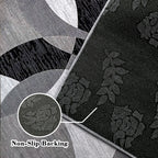 Orbit Weave Geometric Rug | Soft Velvet Non-Slip Floor Mat