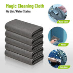10-Pack Reusable Thickened Microfiber Cleaning Cloths – Streak-Free Magic Wipes for Glass, Windows & Cars