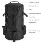 Fishing Tackle Backpack Tackle Box Organizer with Rod Holders