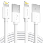 6Ft Overtime Apple MFI Certified Lightning To USB Cable, Phone Charger and Sync Cable