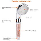 7 Color Changing Light Handheld Shower Head