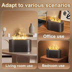 7-Color Simulated Flame Humidifier Aromatherapy Machine