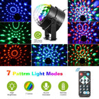 7 Colors Sound Activated Party Lights with Remote Control